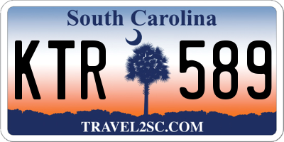SC license plate KTR589