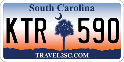 SC license plate KTR590
