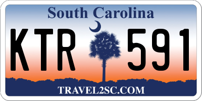 SC license plate KTR591