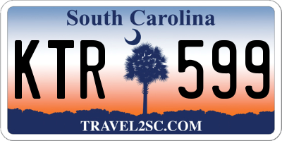 SC license plate KTR599