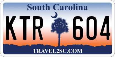 SC license plate KTR604