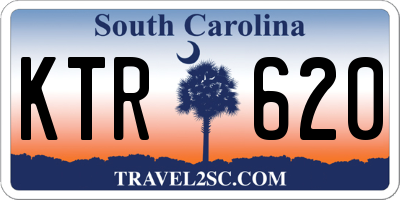 SC license plate KTR620