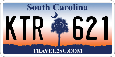 SC license plate KTR621