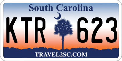 SC license plate KTR623