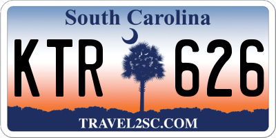 SC license plate KTR626