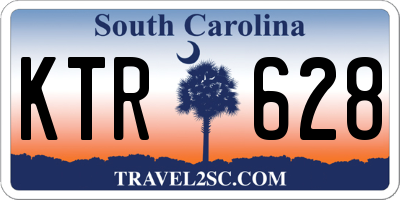 SC license plate KTR628
