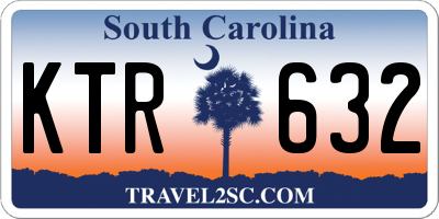SC license plate KTR632