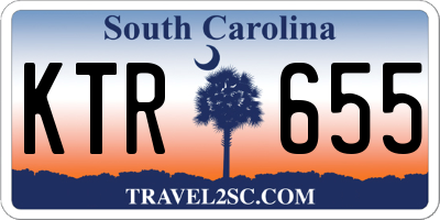 SC license plate KTR655