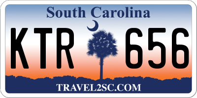 SC license plate KTR656