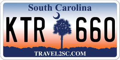 SC license plate KTR660