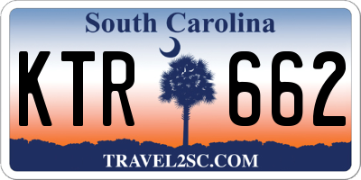 SC license plate KTR662
