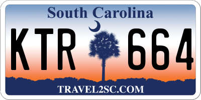 SC license plate KTR664