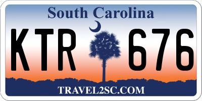 SC license plate KTR676