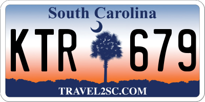 SC license plate KTR679