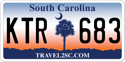 SC license plate KTR683