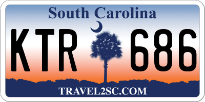 SC license plate KTR686