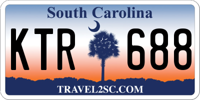 SC license plate KTR688