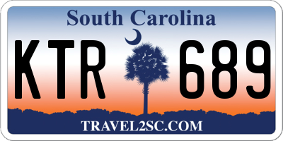 SC license plate KTR689