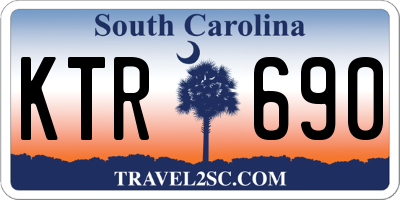 SC license plate KTR690