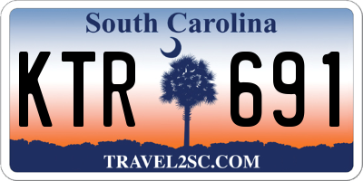 SC license plate KTR691