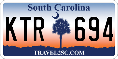 SC license plate KTR694