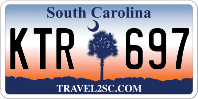 SC license plate KTR697