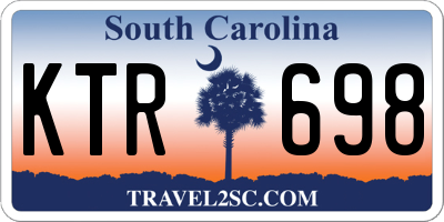 SC license plate KTR698