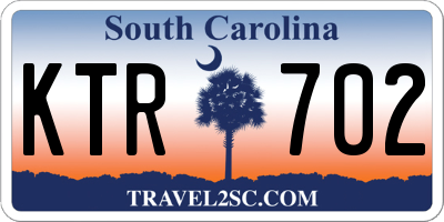 SC license plate KTR702