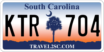 SC license plate KTR704