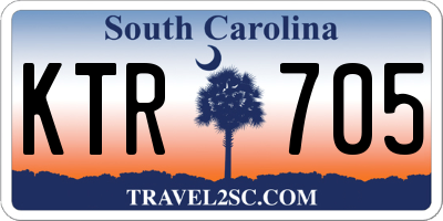SC license plate KTR705