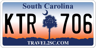 SC license plate KTR706