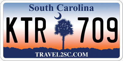 SC license plate KTR709