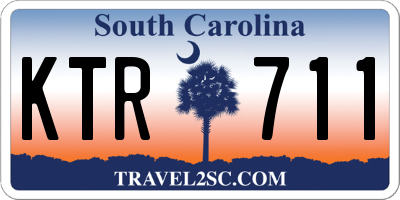 SC license plate KTR711