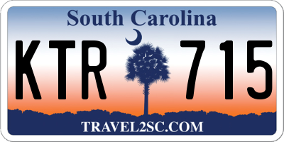 SC license plate KTR715