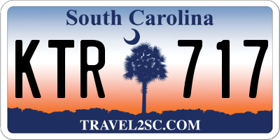 SC license plate KTR717
