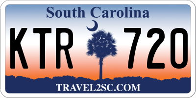 SC license plate KTR720