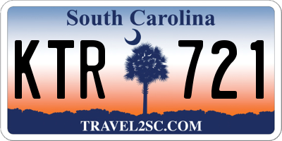 SC license plate KTR721