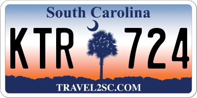 SC license plate KTR724