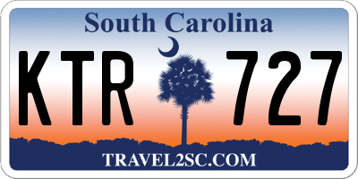 SC license plate KTR727