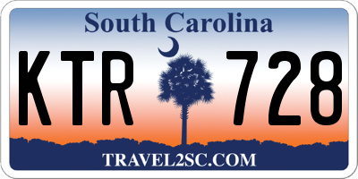 SC license plate KTR728