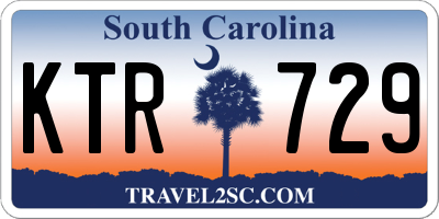 SC license plate KTR729