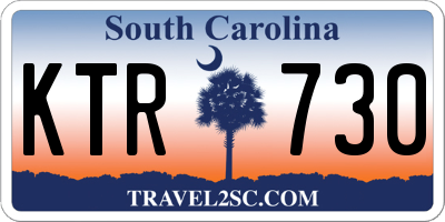 SC license plate KTR730