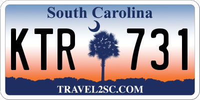 SC license plate KTR731