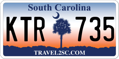 SC license plate KTR735