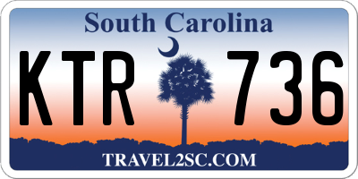 SC license plate KTR736