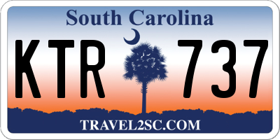 SC license plate KTR737