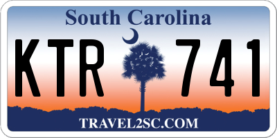 SC license plate KTR741