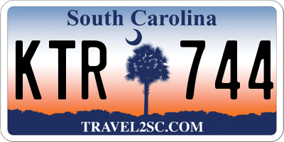 SC license plate KTR744