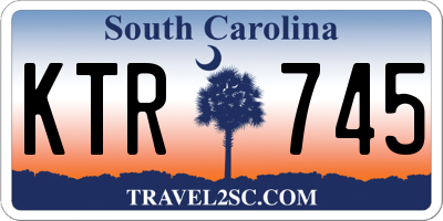 SC license plate KTR745