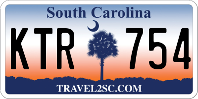 SC license plate KTR754